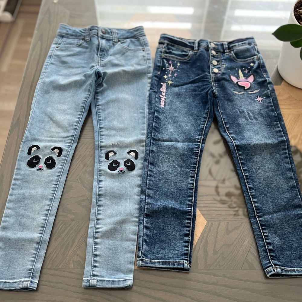 jeans for 7 year old girls stretch